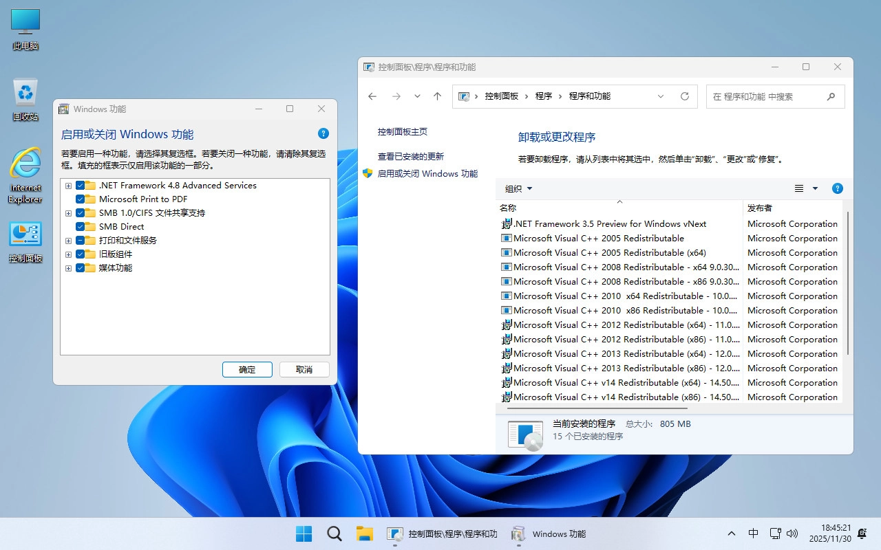 图片[9]-【不忘初心】 Windows11 26H1 (28000.1199）X64 可更新[纯净精简版][2.98G](2025.11.26)-梦楠分享
