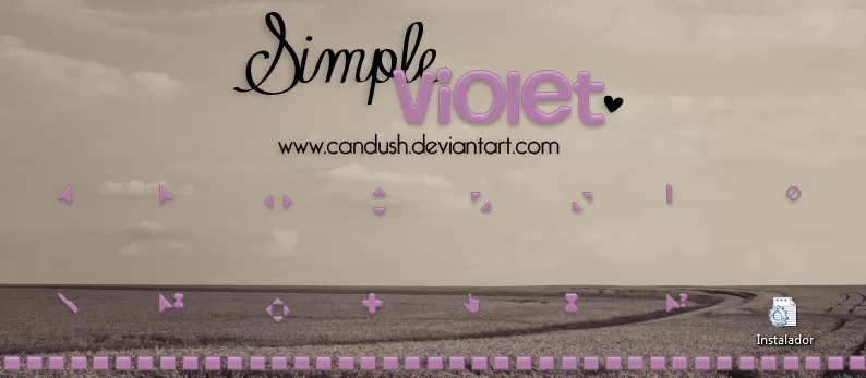 Simple Violet Cursor