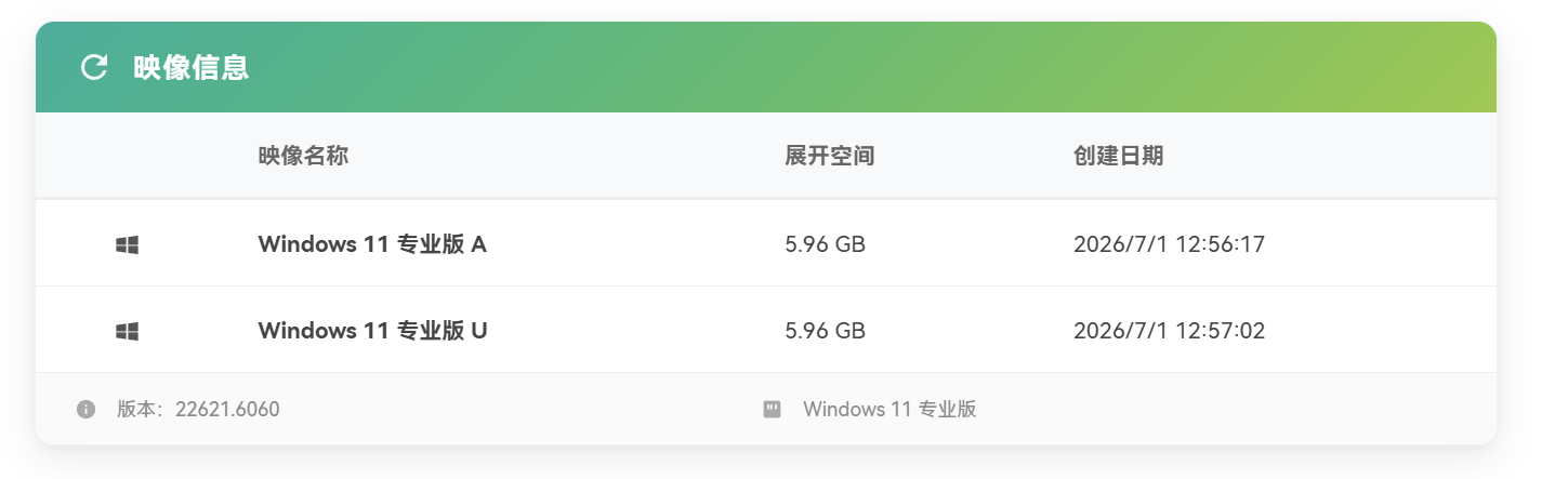 图片[1]-小修 Windows 11 22H2 22621.6060 轻度精简版 [1.69G]　2026-07-01-梦楠分享