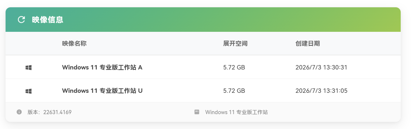 图片[1]-小修 Windows 11 专业工作站 22631.4169 轻度精简版 [1.66G]　2026-07-03-梦楠分享