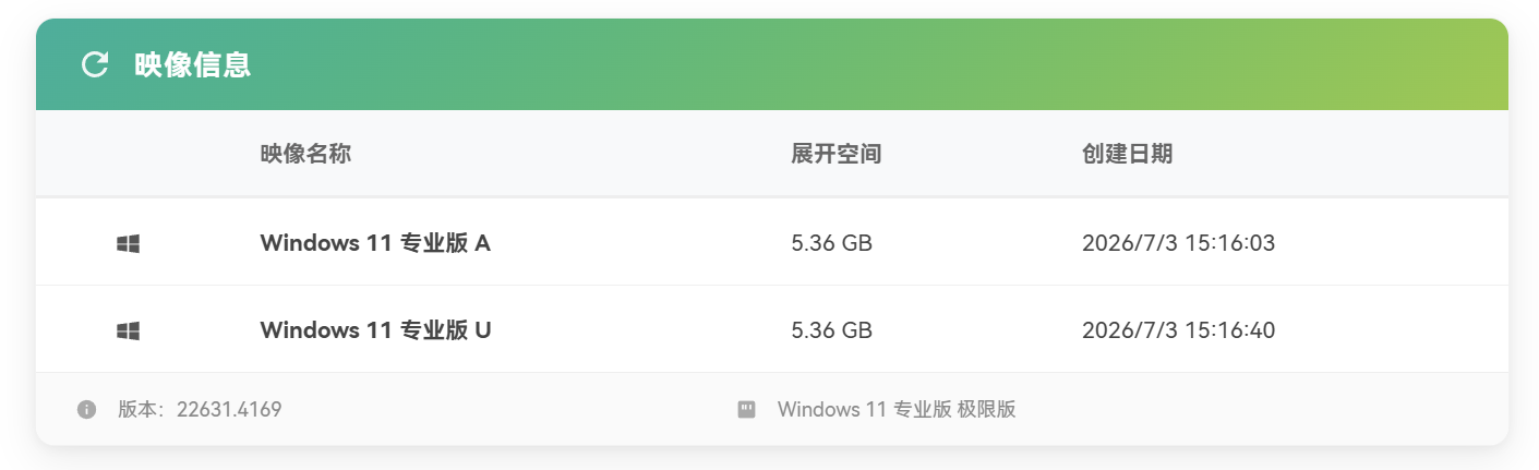 图片[1]-小修 Windows 11 Pro 22631.4169 稳定精简 极限版 [1.51G]　2026-07-03-梦楠分享