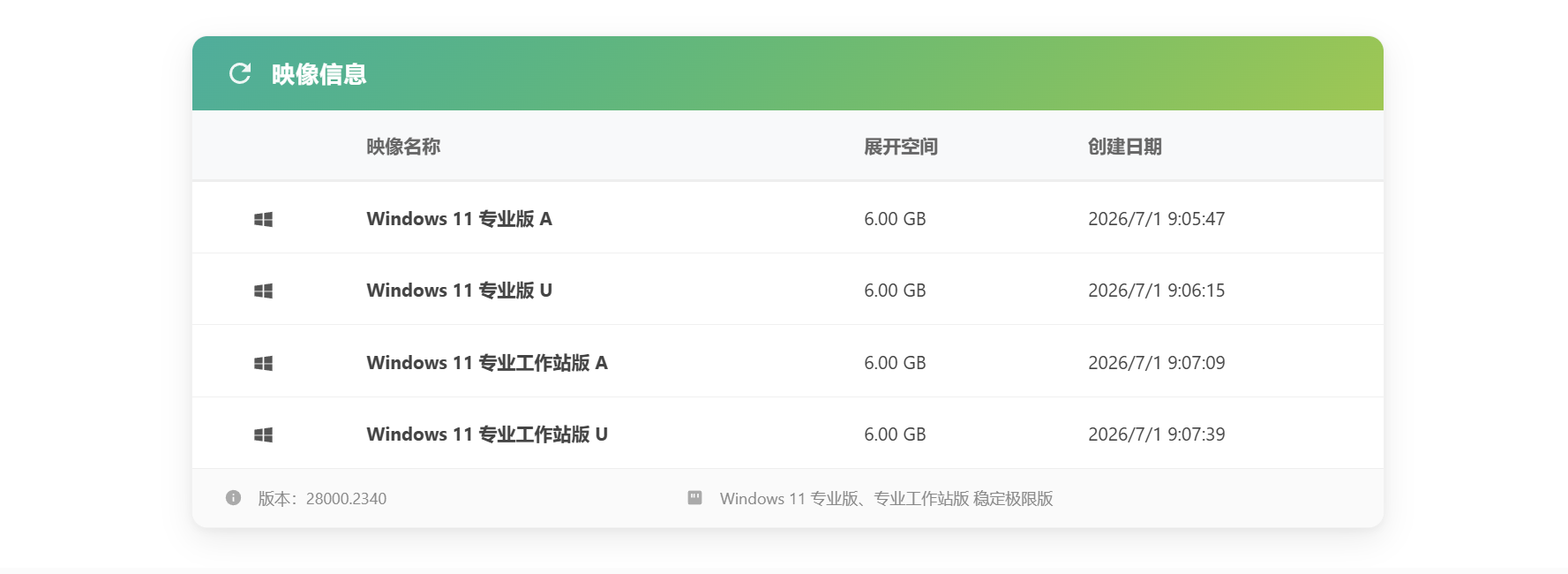 图片[1]-小修 Windows 11 26H1 28000.2340 稳定极限版 [1.72G]　2026-07-10-梦楠分享